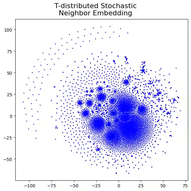 t-SNE Darstellung der k-Mer Features